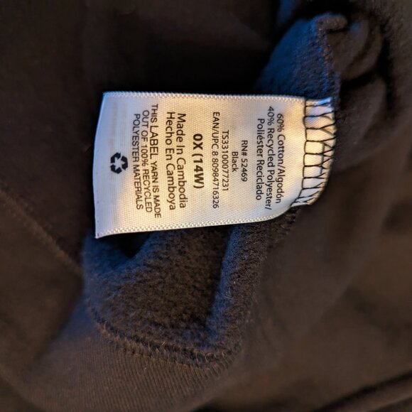 Terra & Sky Women's Plus Size Quarter-Zip Sweatshirt - Picture 4 of 4